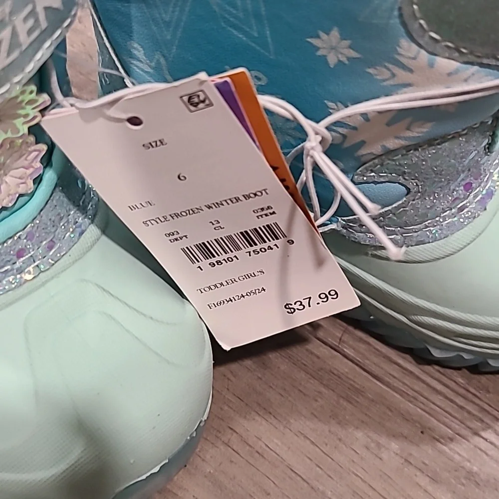 Disney Frozen Blue Light Up Snow Boots